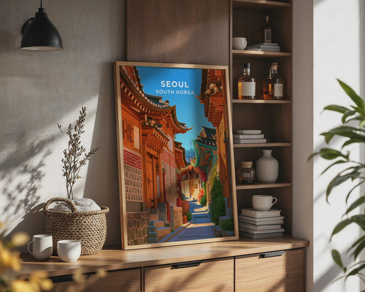 Seoul Poster - WanderWall