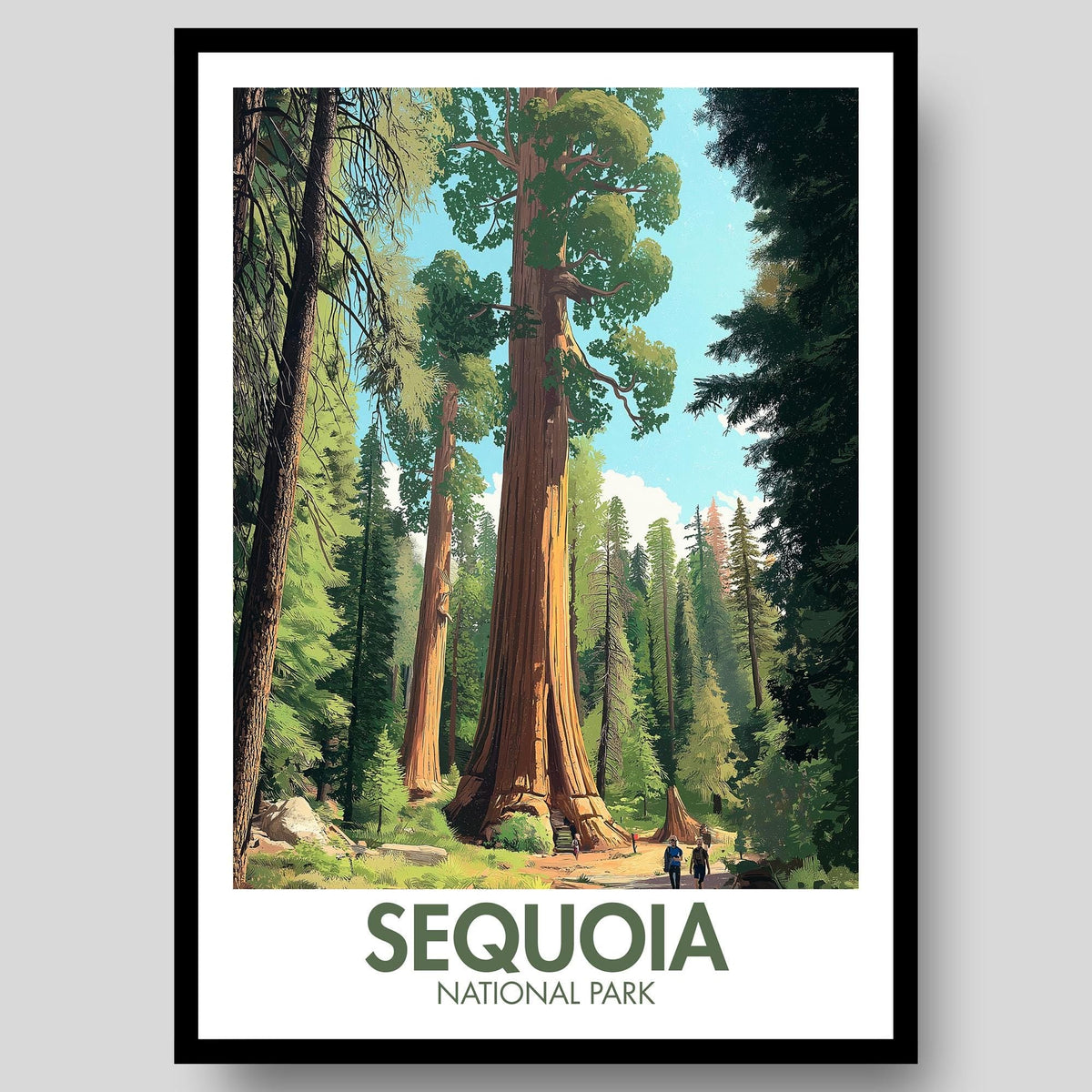 Sequoia National Park Poster - WanderWall