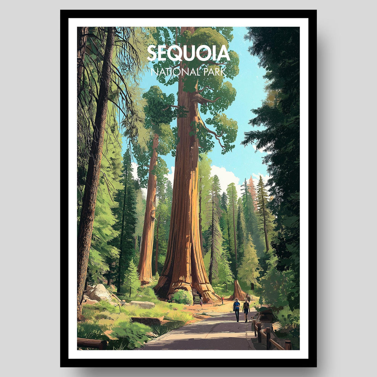 Sequoia National Park Poster - WanderWall