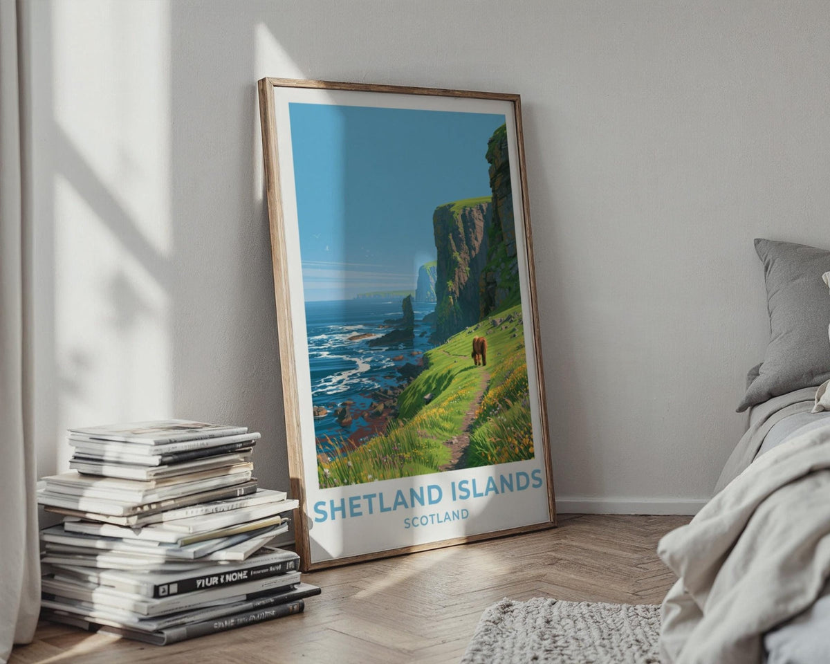 Shetland Islands Poster - WanderWall