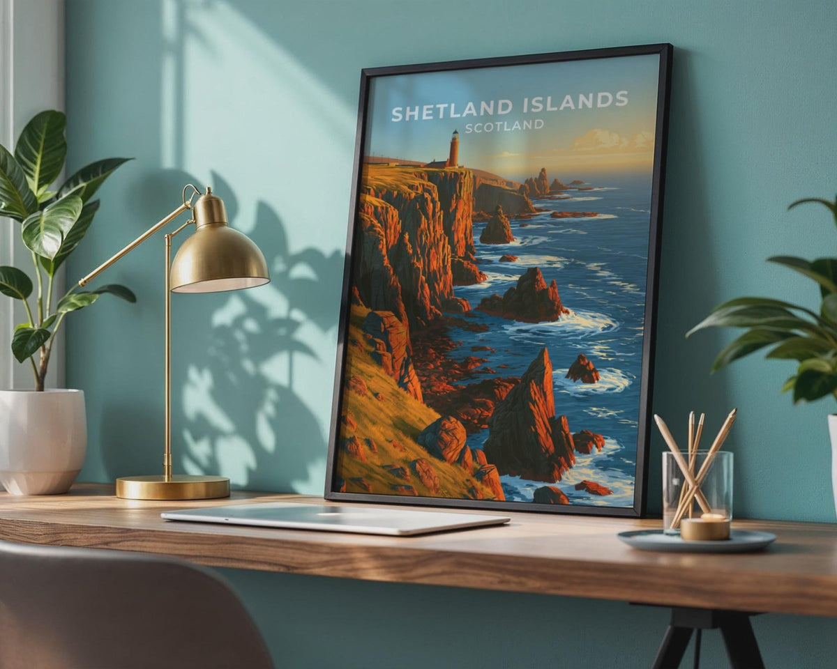 Shetland Islands Poster - WanderWall