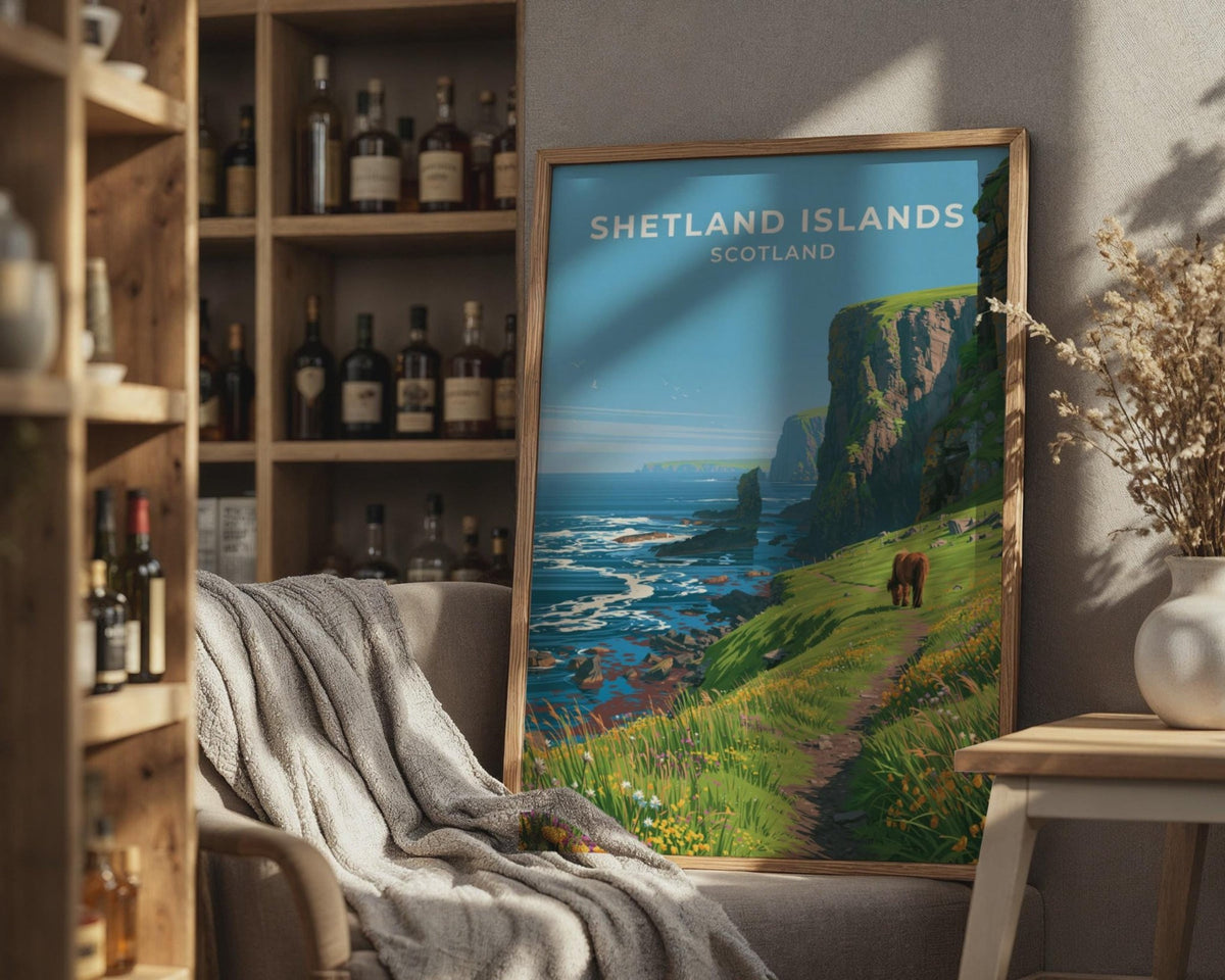 Shetland Islands Poster - WanderWall
