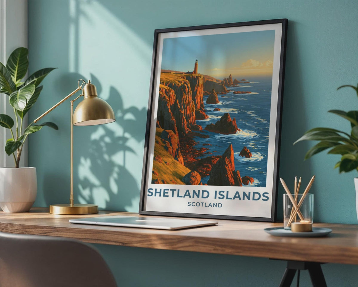 Shetland Islands Poster - WanderWall