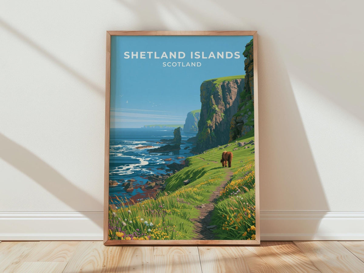 Shetland Islands Poster - WanderWall