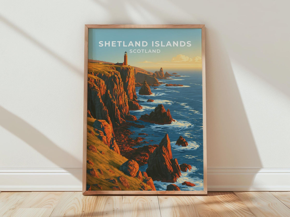 Shetland Islands Poster - WanderWall