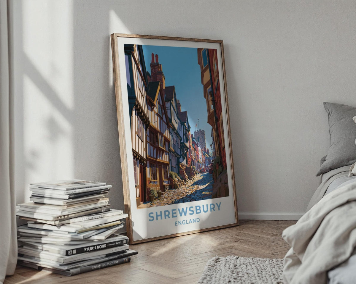 Shrewsbury Poster - WanderWall