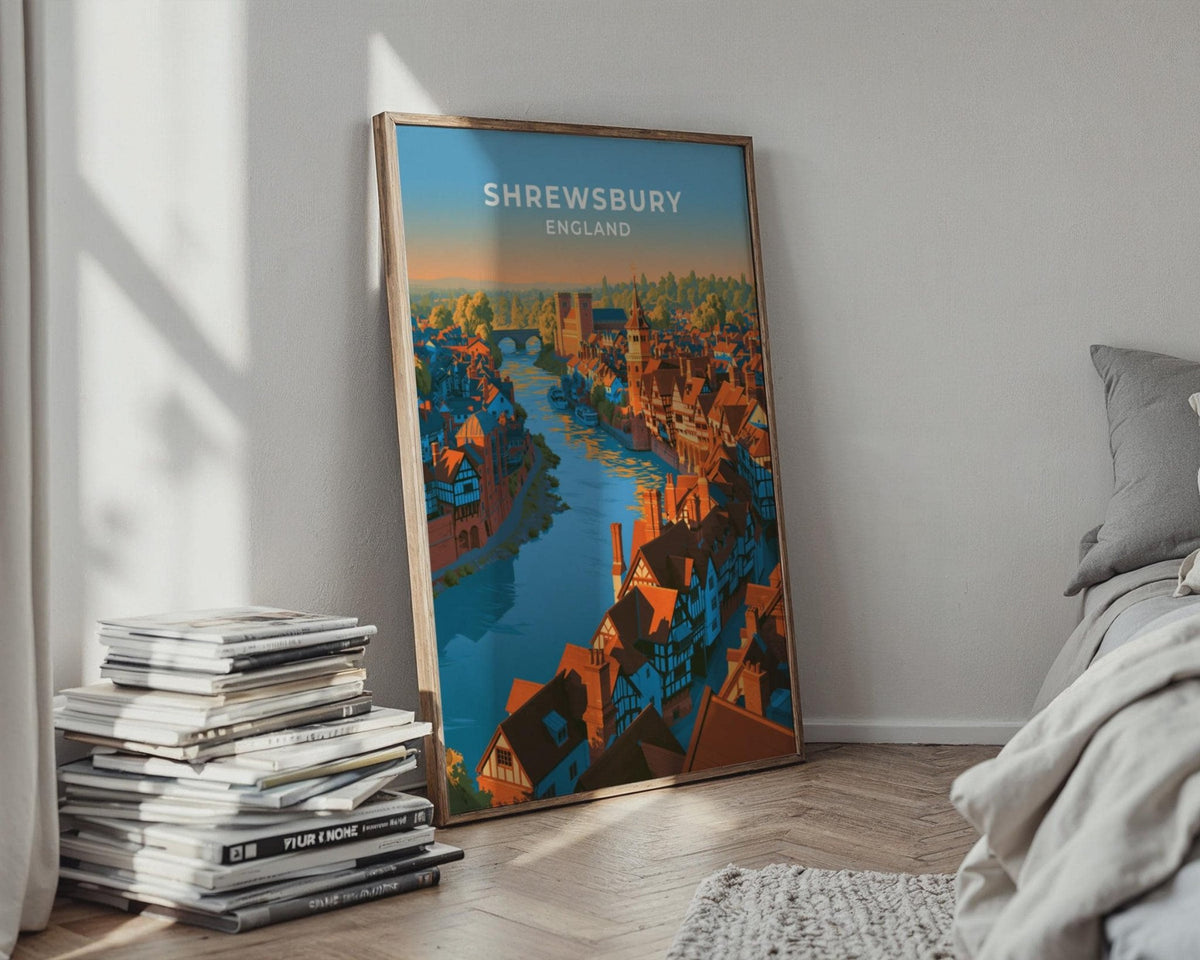 Shrewsbury Poster - WanderWall