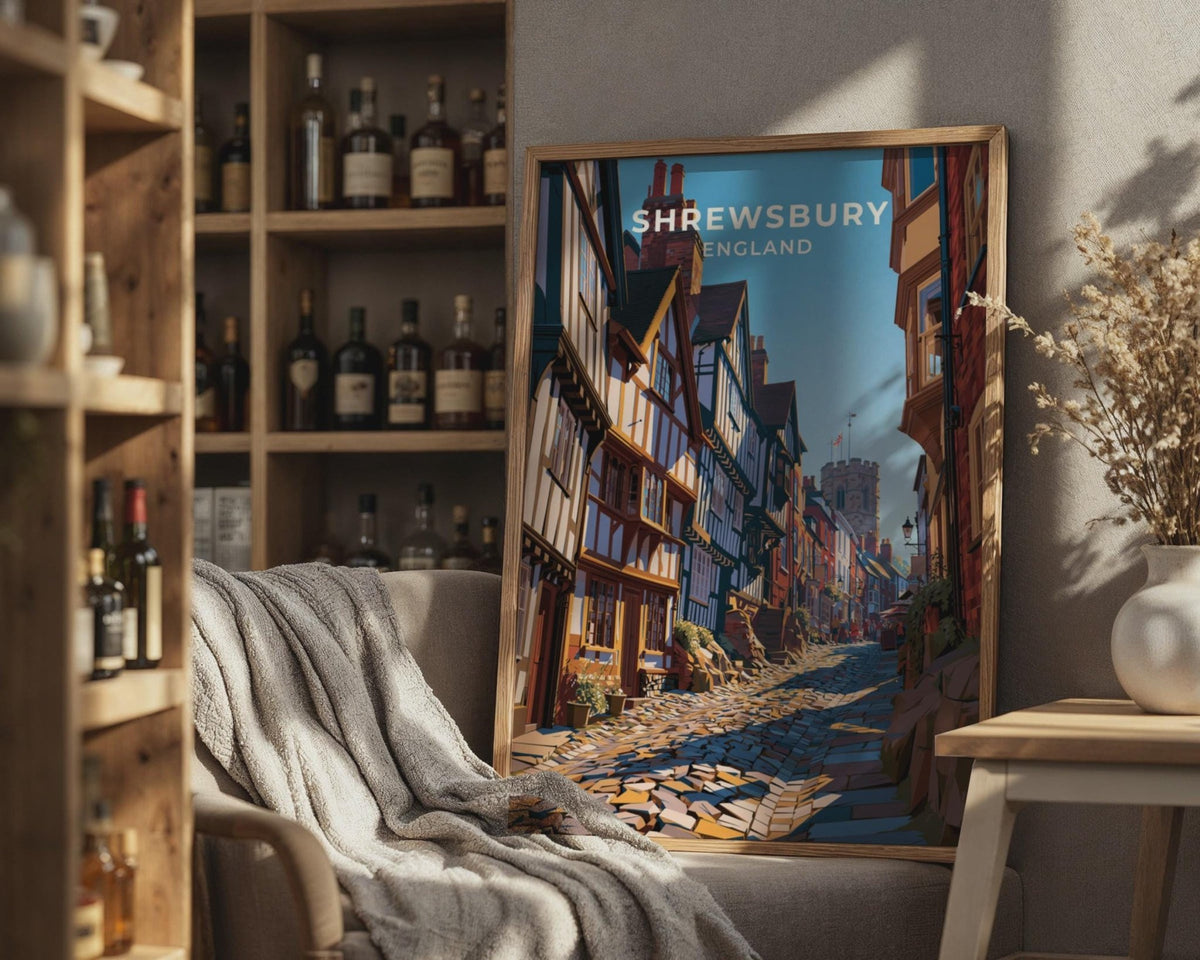 Shrewsbury Poster - WanderWall