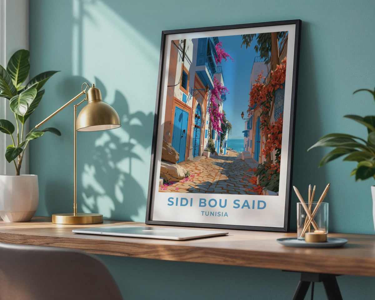 Sidi Bou Said Poster - WanderWall
