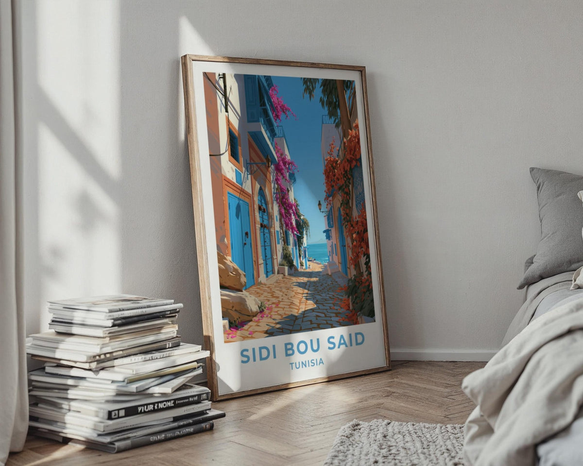 Sidi Bou Said Poster - WanderWall