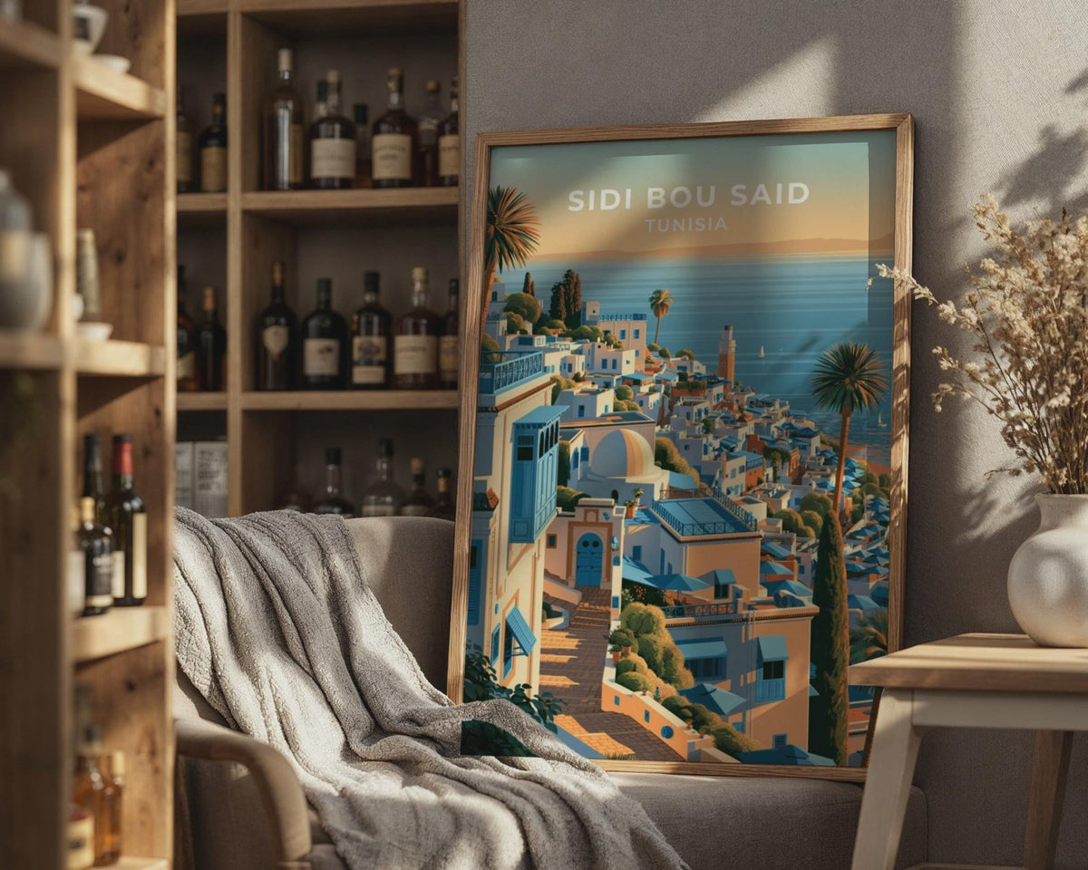 Sidi Bou Said Poster - WanderWall