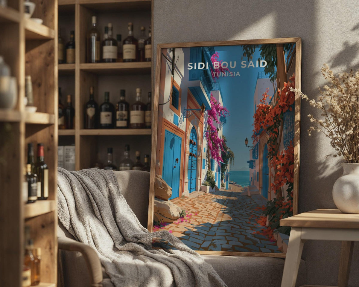 Sidi Bou Said Poster - WanderWall