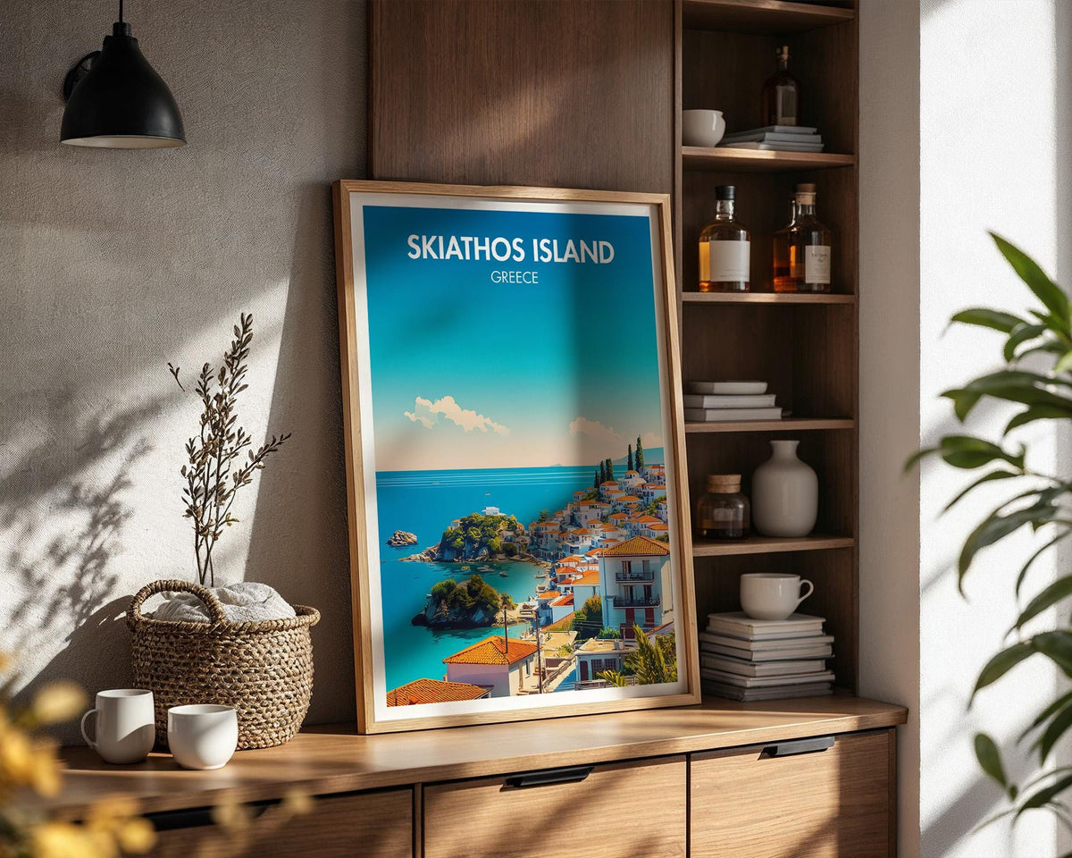 Skiathos Island Poster - WanderWall