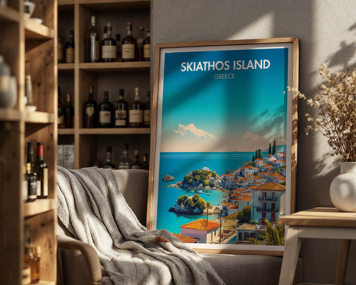 Skiathos Island Poster - WanderWall