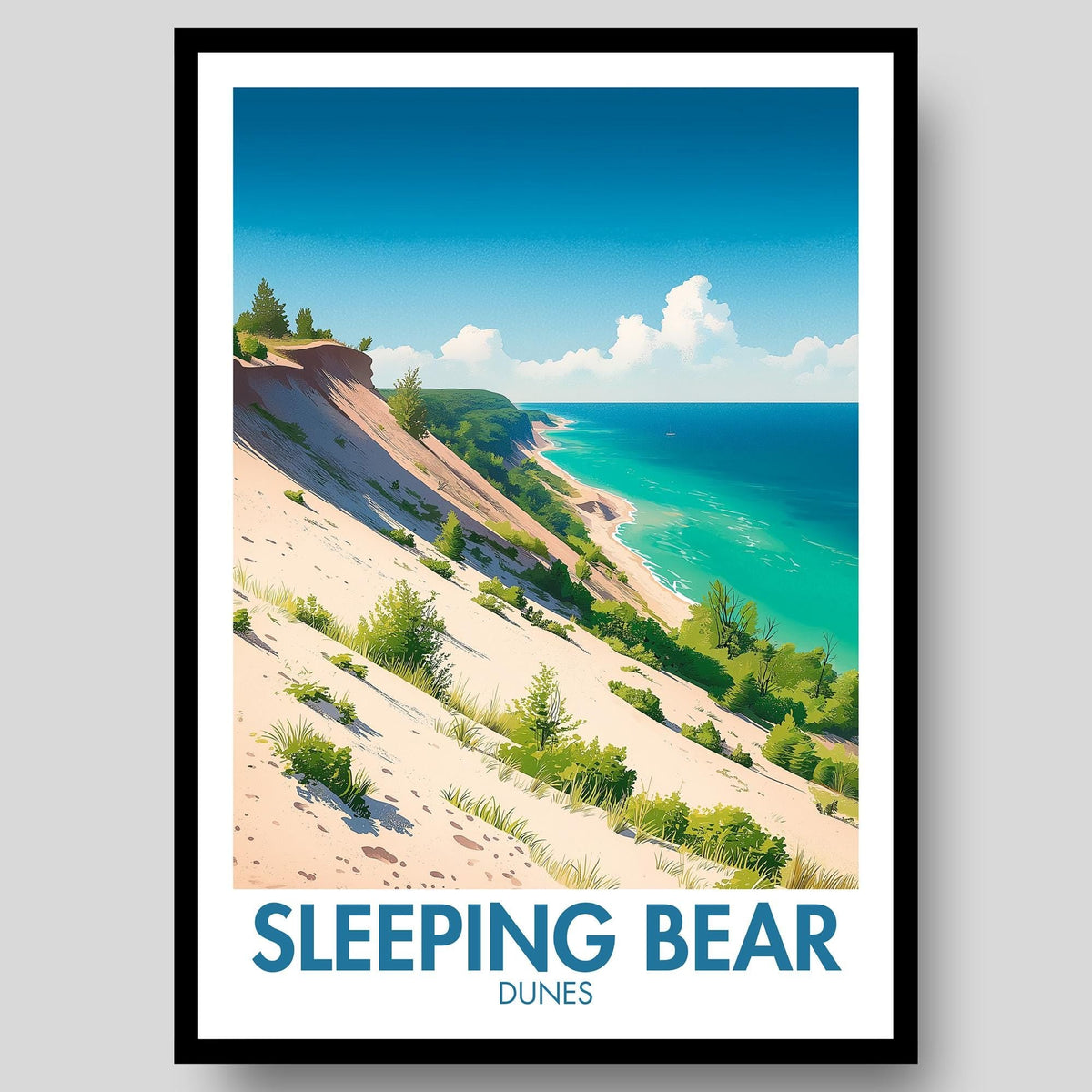 Sleeping Bear Dunes Poster - WanderWall