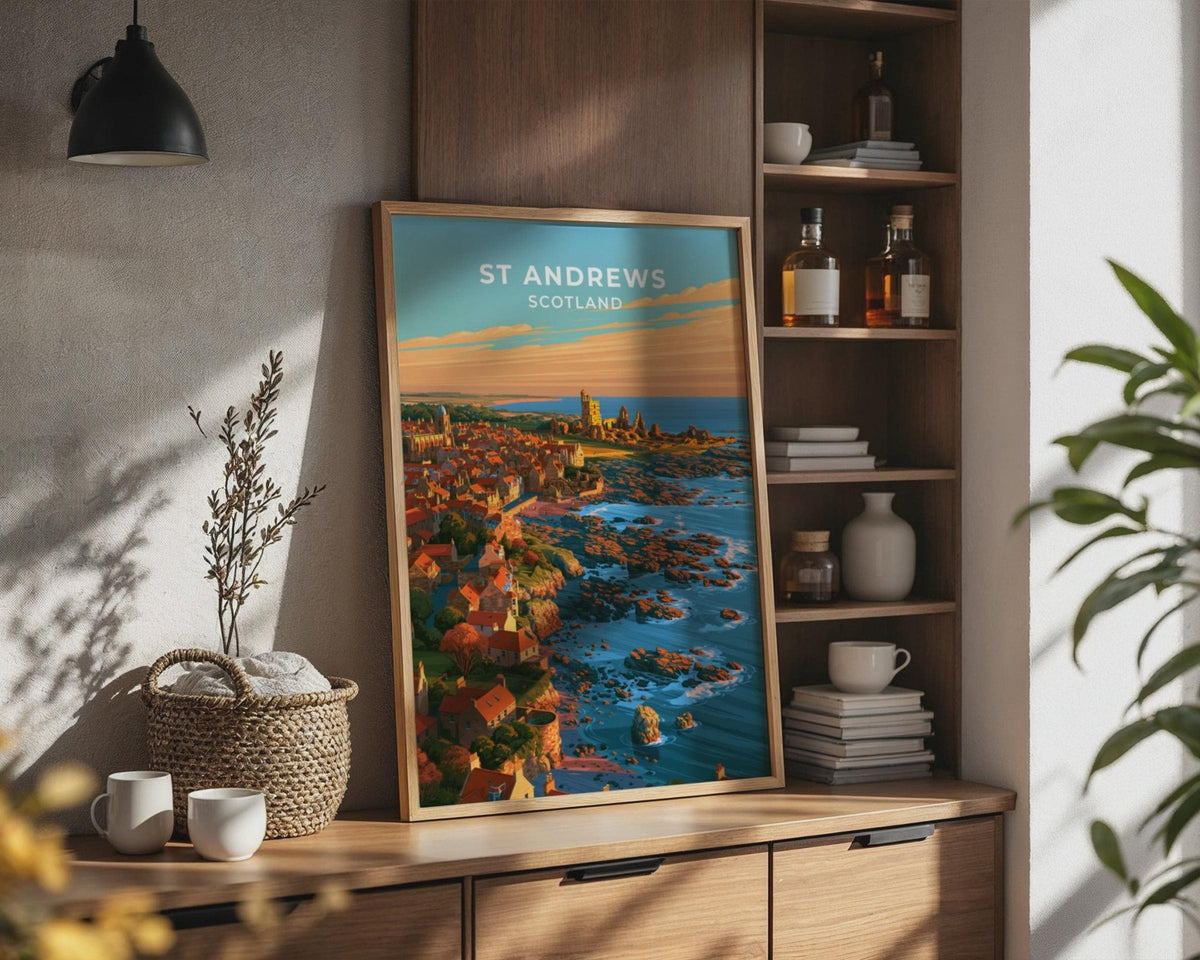 St Andrews Poster - WanderWall