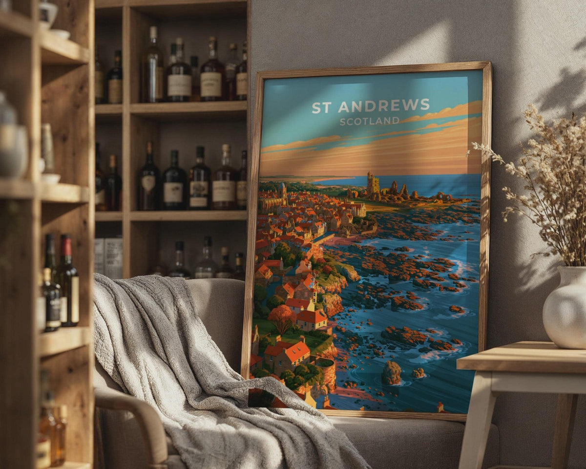 St Andrews Poster - WanderWall