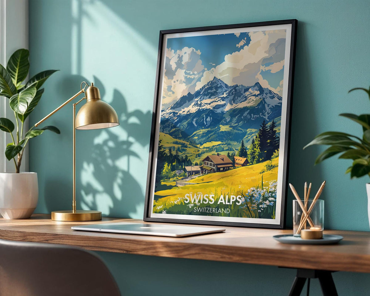 Swiss Alps Poster - WanderWall
