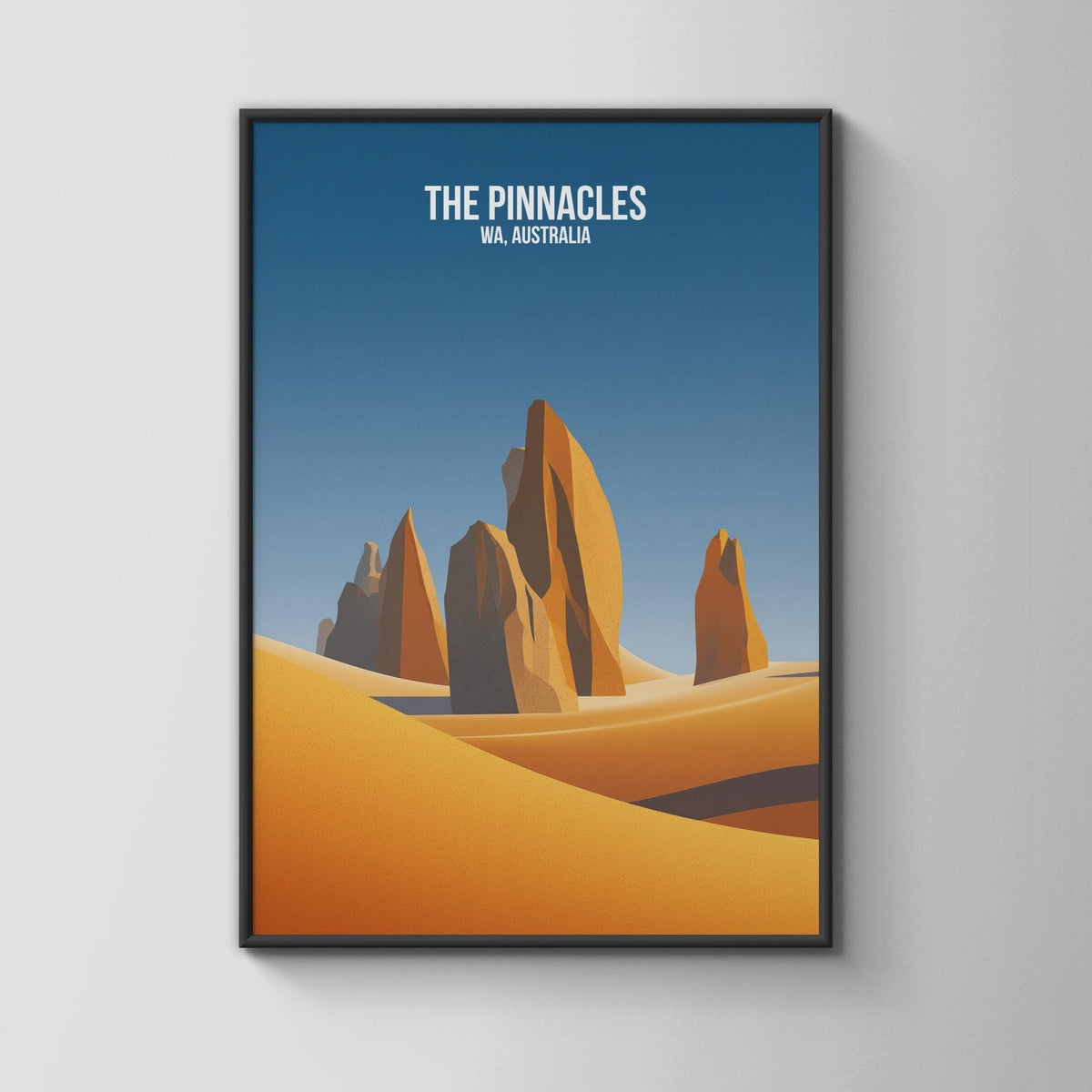 The Pinnacles WA Australia Poster Print Wall Art - WanderWall