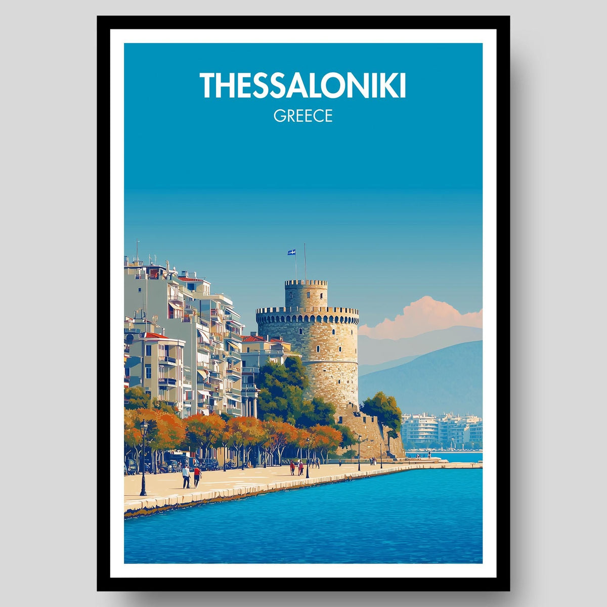 Thessaloniki Poster - WanderWall