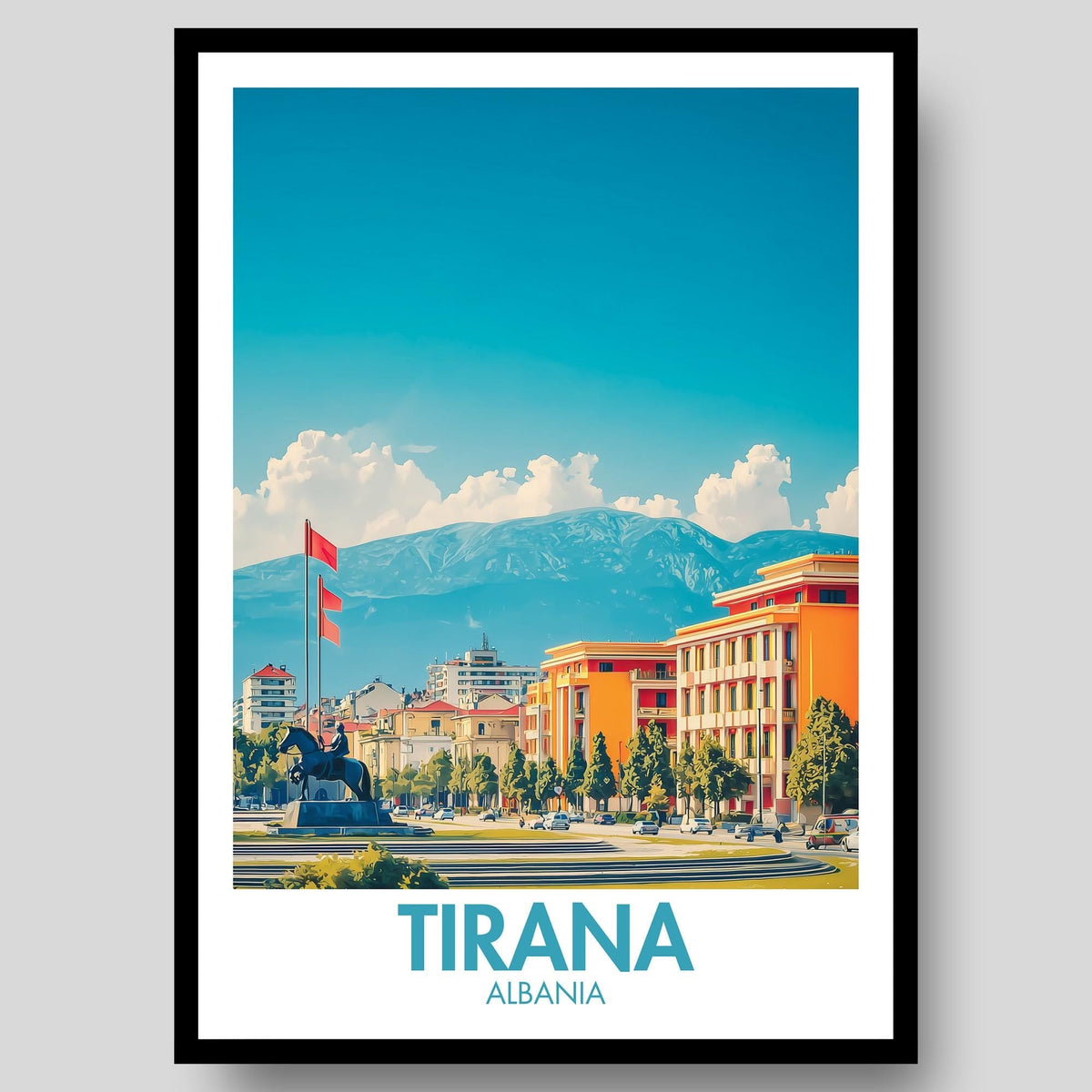 Tirana Poster - WanderWall