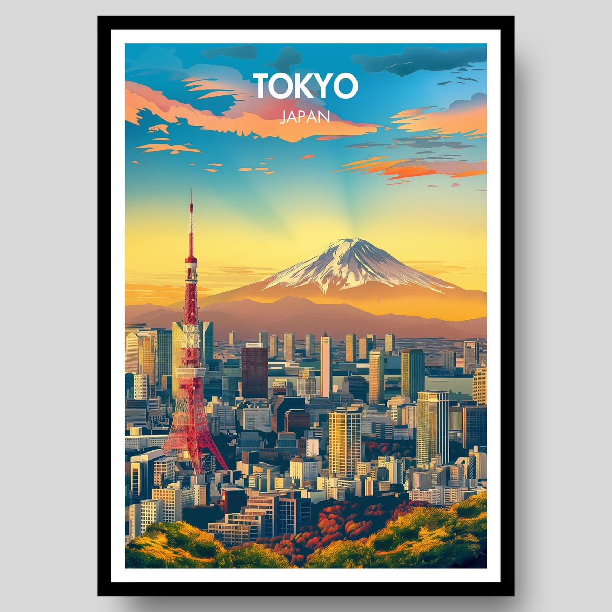 Tokyo Poster - WanderWall
