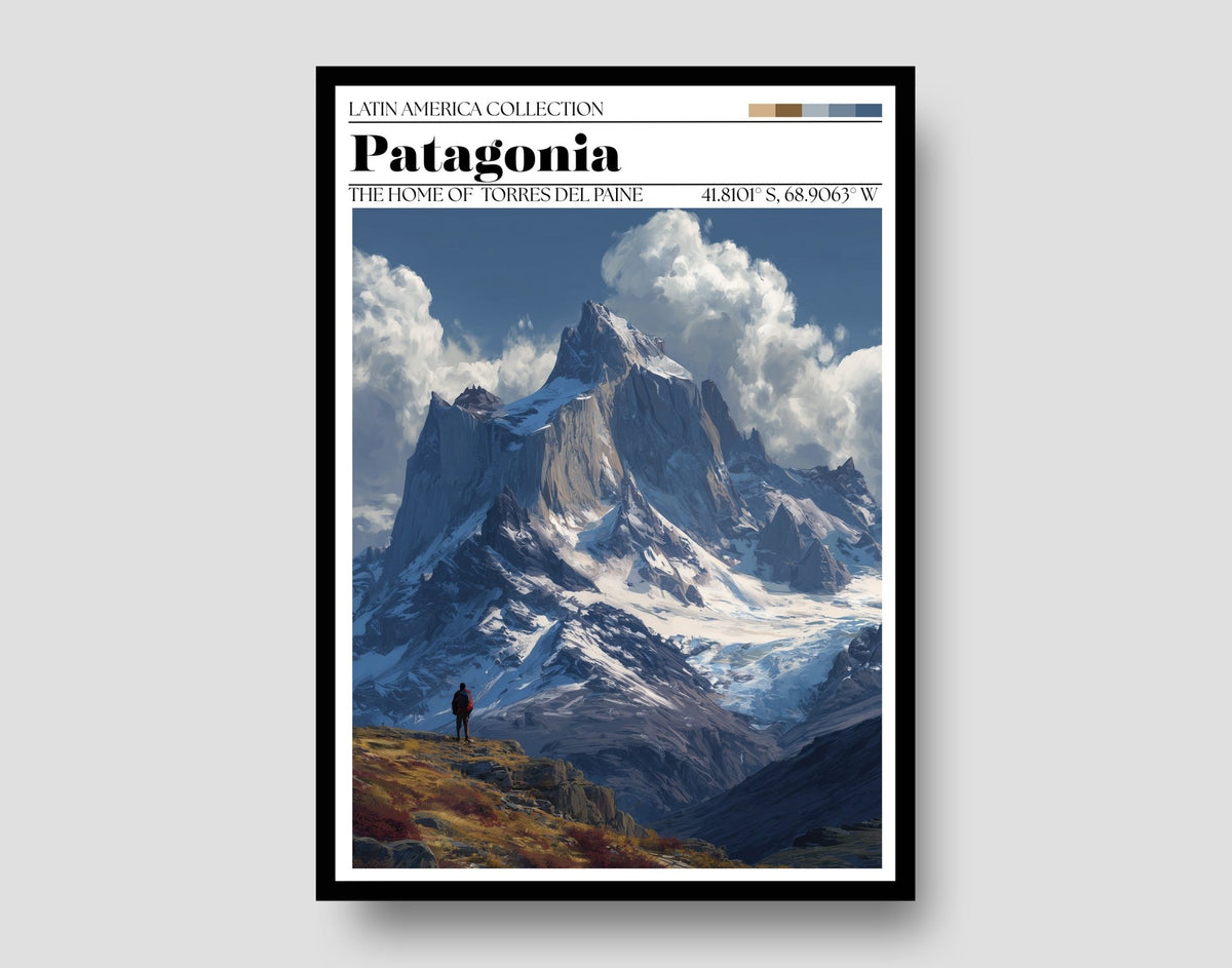 Torres Del Paine Patagonia Poster - WanderWall
