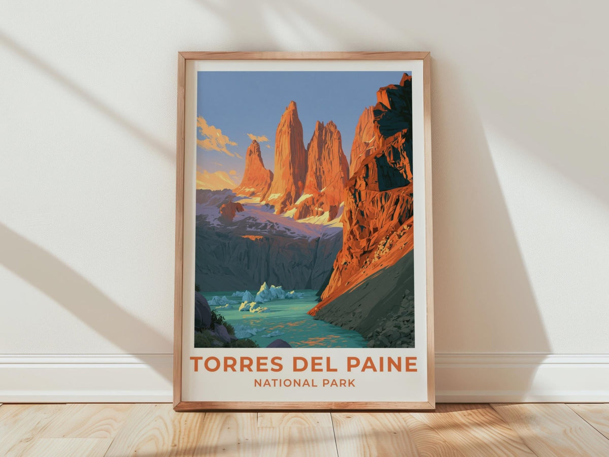 Torres del Paine Poster - WanderWall