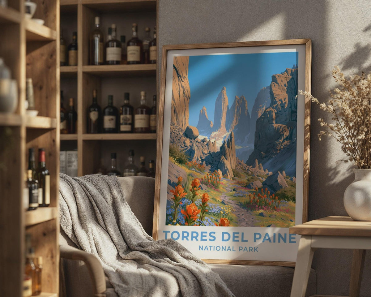 Torres del Paine Poster - WanderWall