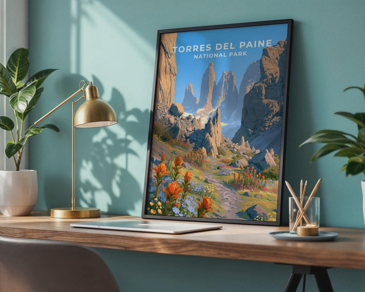 Torres del Paine Poster - WanderWall