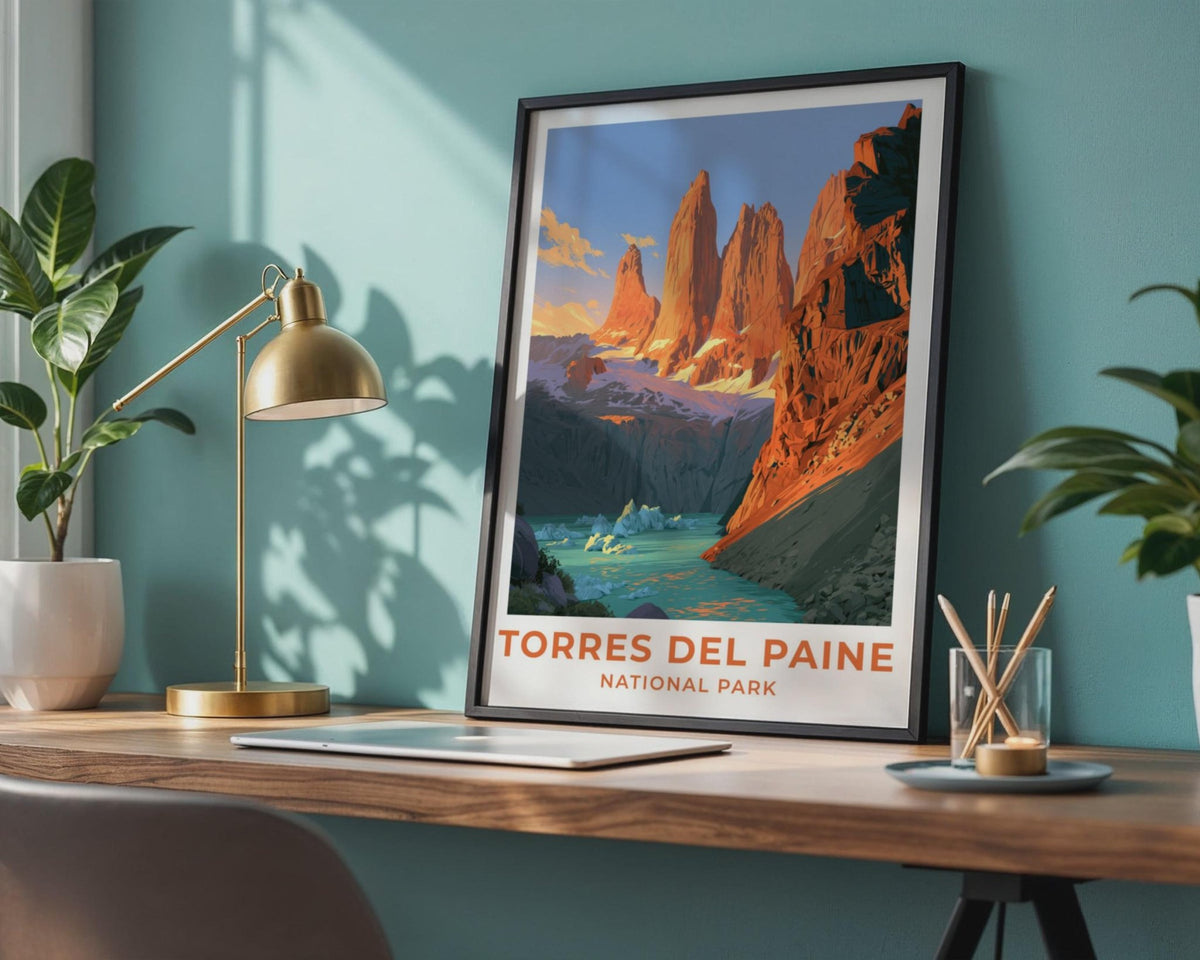 Torres del Paine Poster - WanderWall