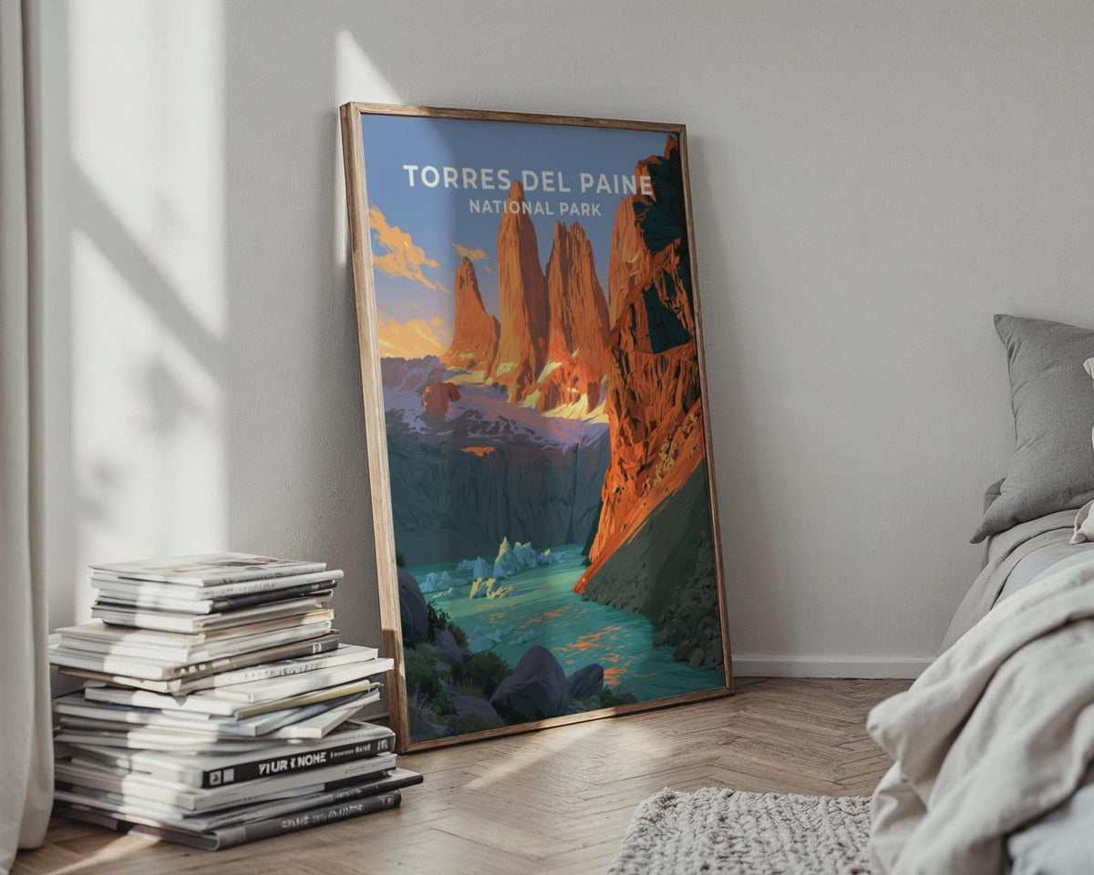 Torres del Paine Poster - WanderWall