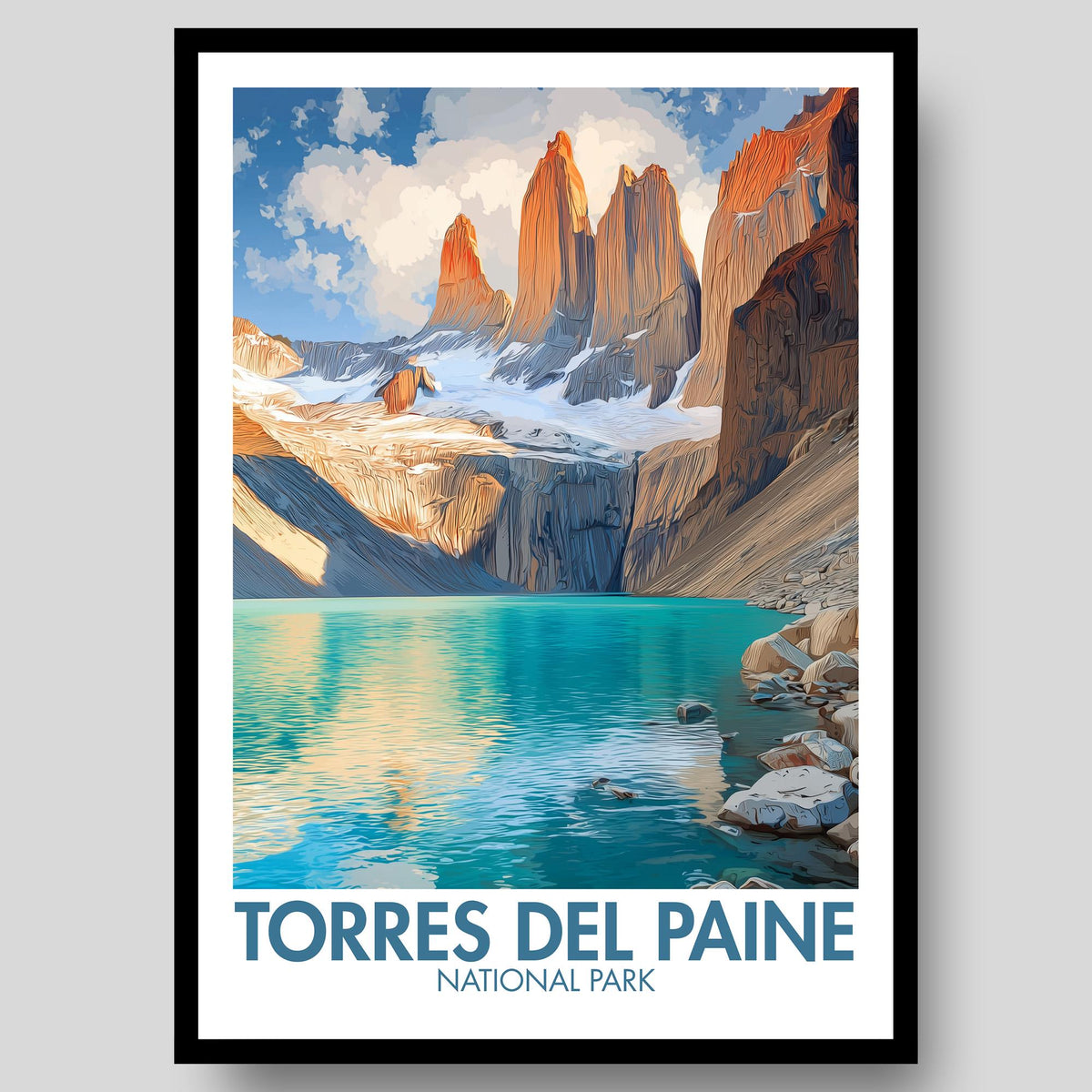 Torres Del Paine Poster - WanderWall