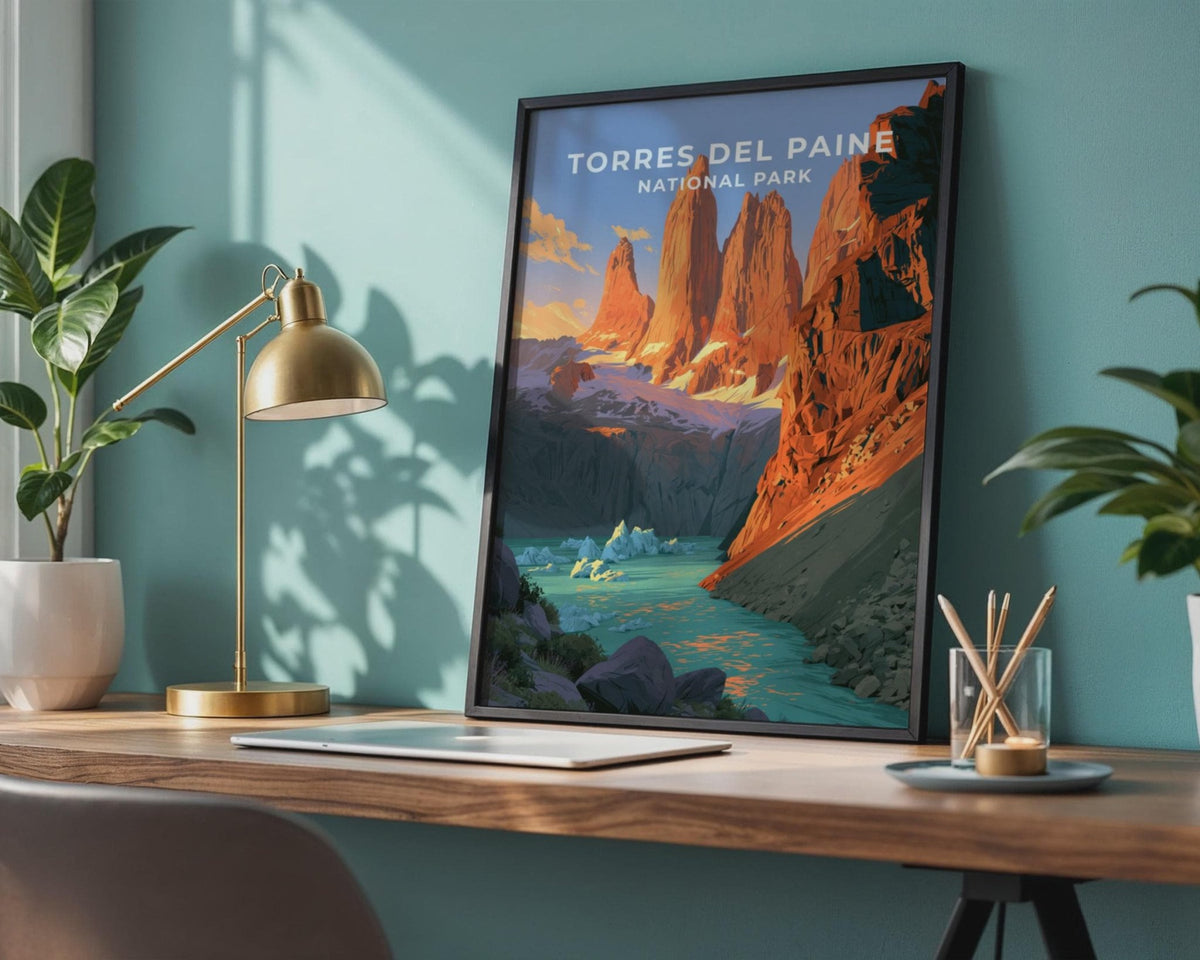 Torres del Paine Poster - WanderWall