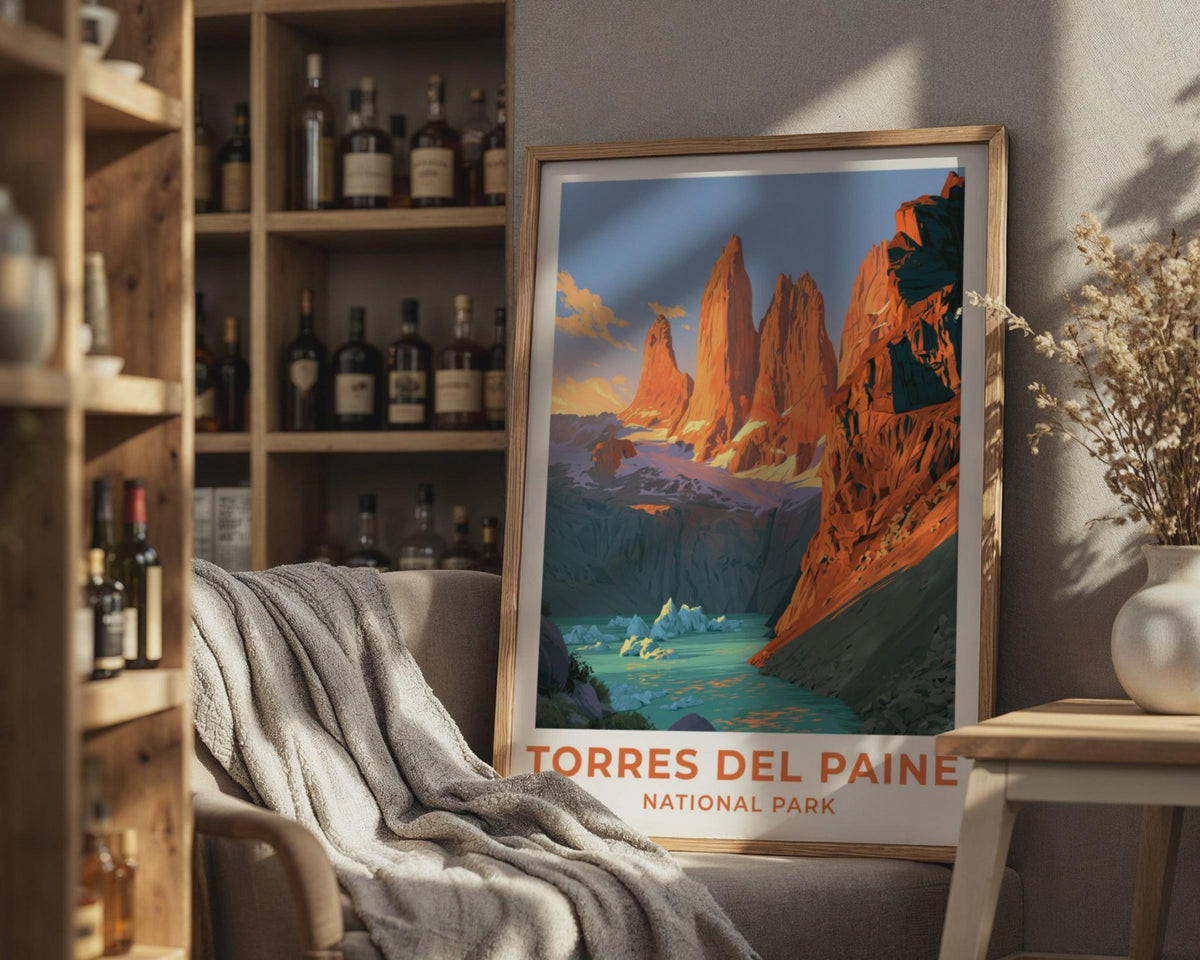 Torres del Paine Poster - WanderWall