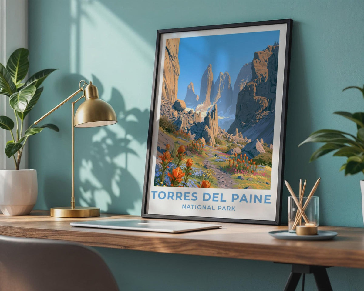 Torres del Paine Poster - WanderWall