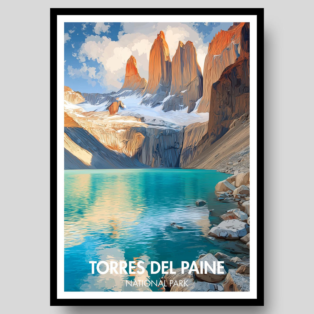 Torres Del Paine Poster - WanderWall