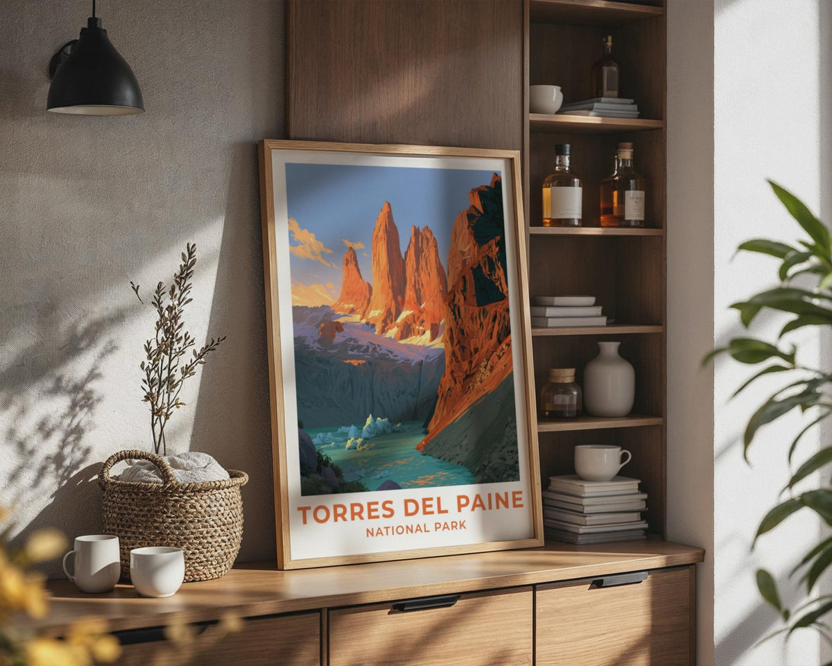 Torres del Paine Poster - WanderWall