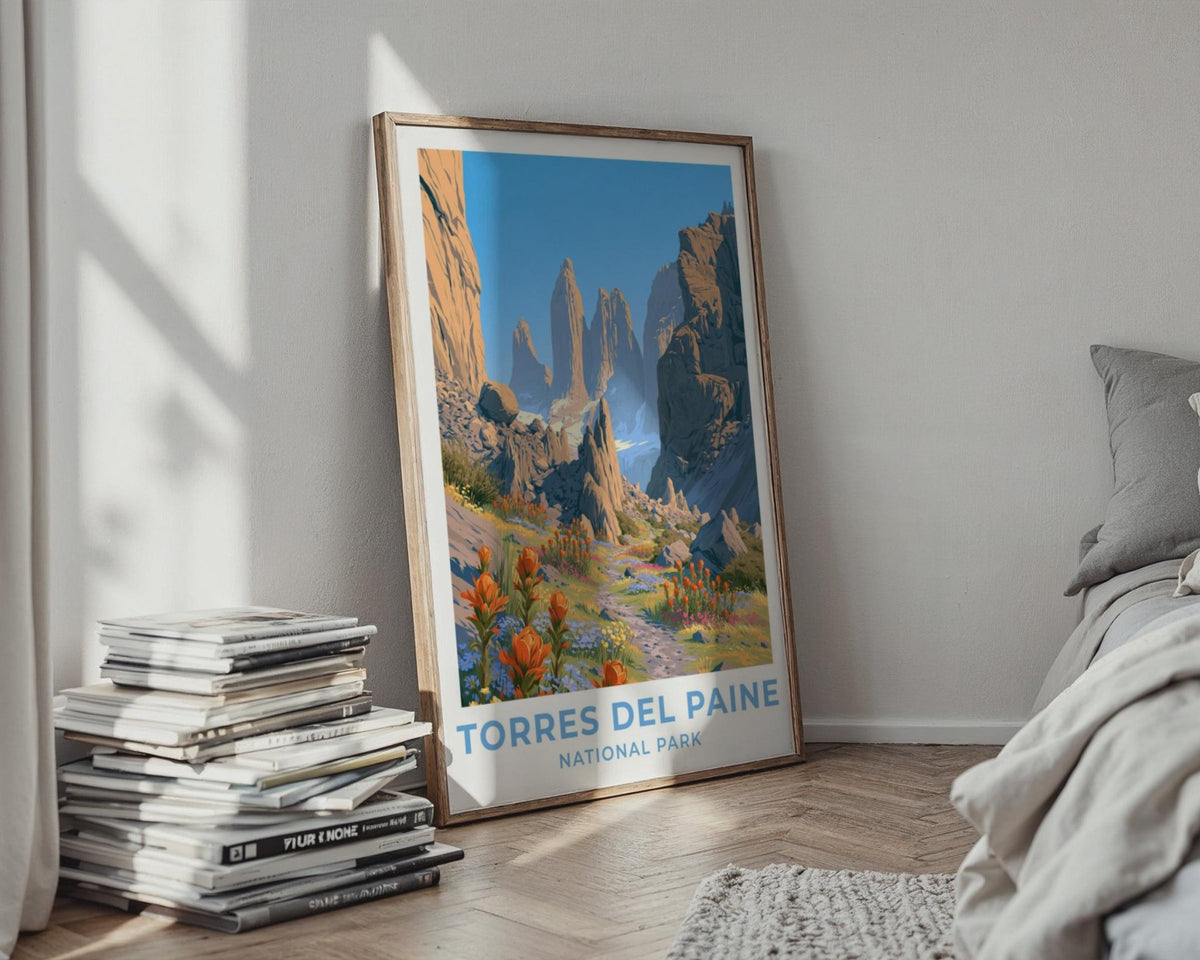 Torres del Paine Poster - WanderWall