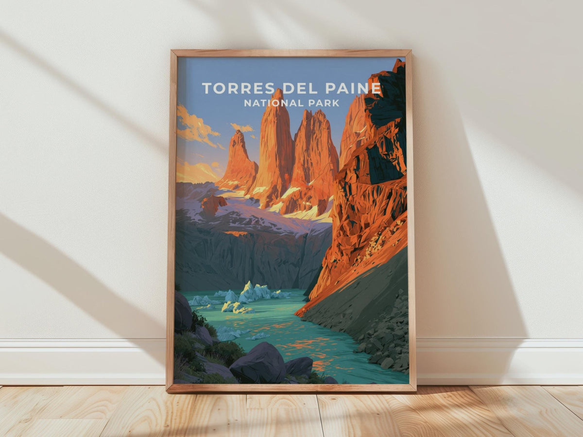Torres del Paine Poster - WanderWall