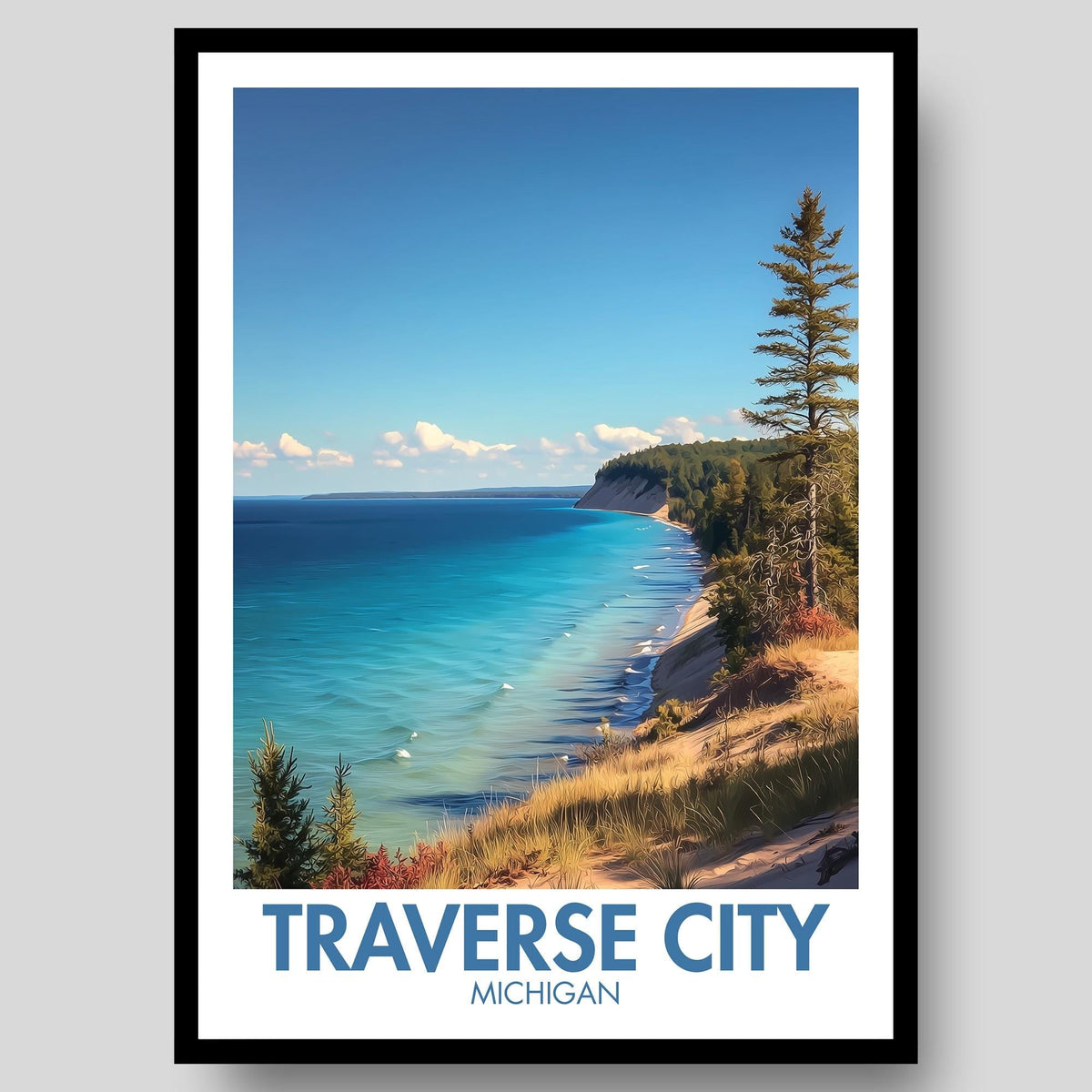 Traverse City Poster - WanderWall
