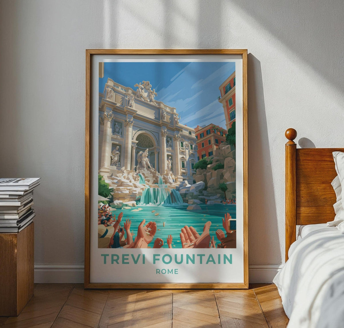 Trevi Fountain Poster - WanderWall