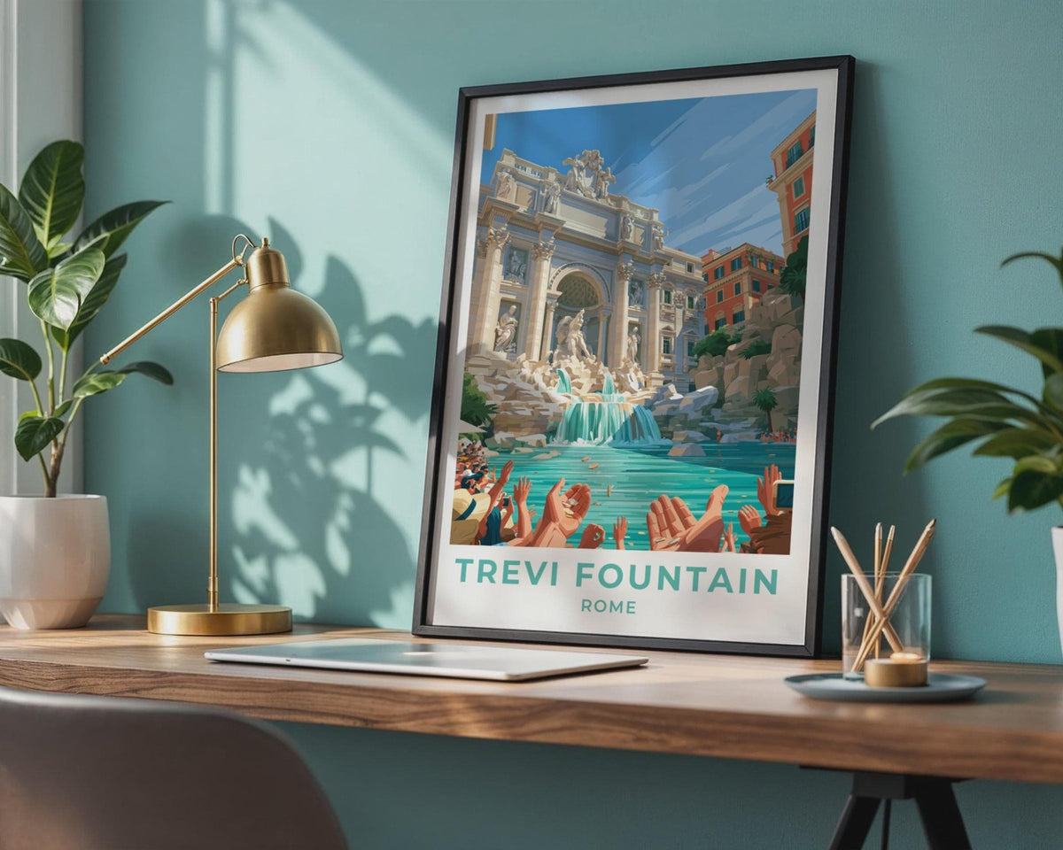 Trevi Fountain Poster - WanderWall