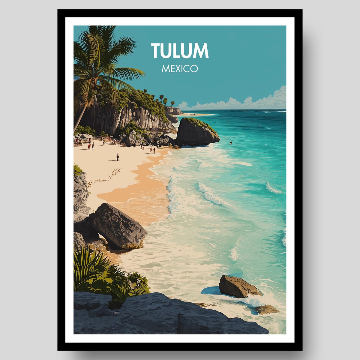 Tulum Poster - WanderWall