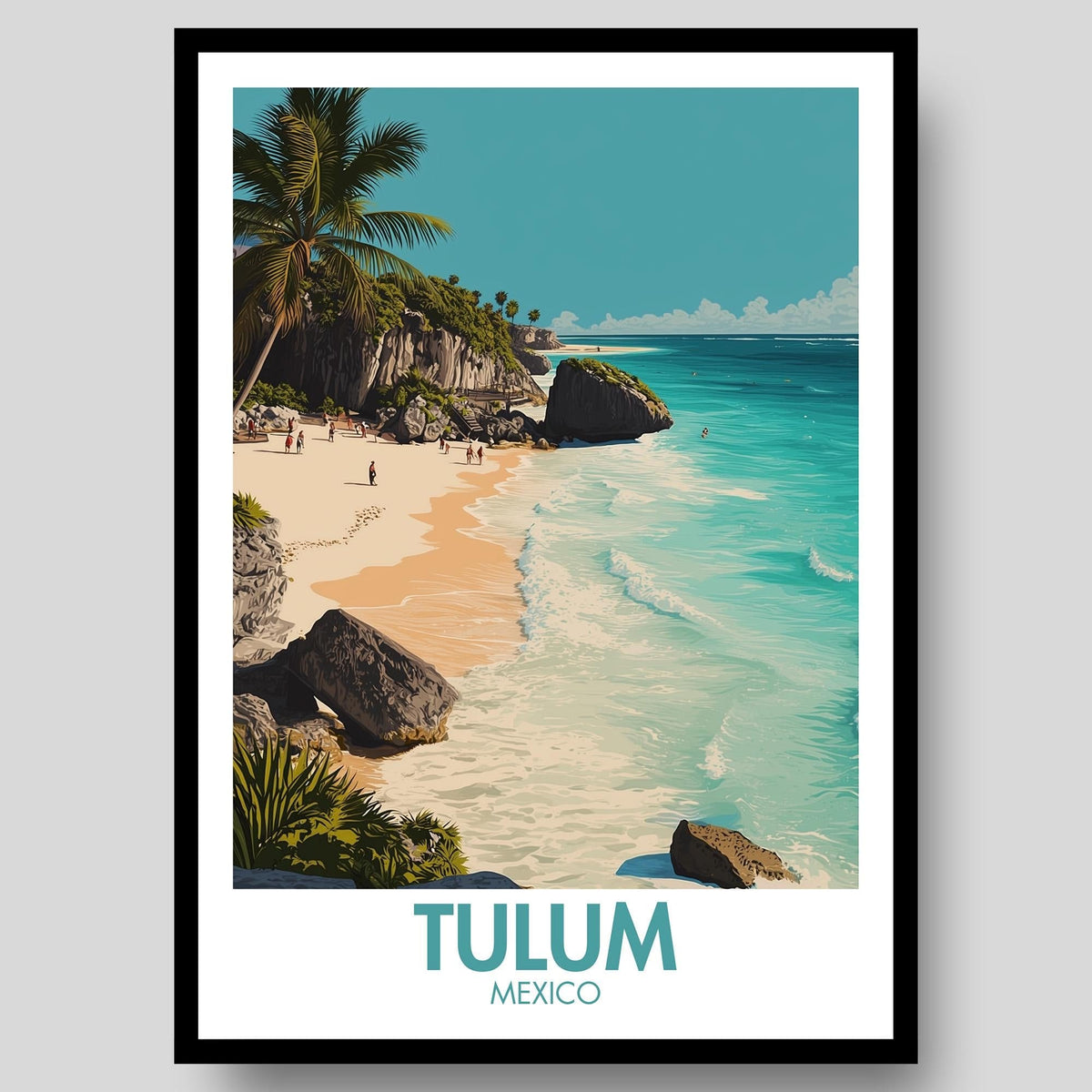 Tulum Poster - WanderWall
