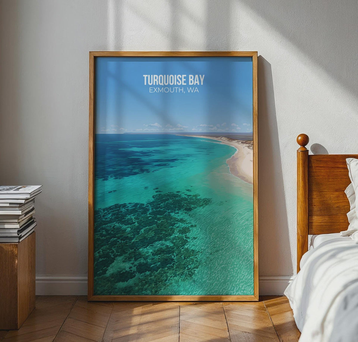 Turquoise Bay Exmouth Poster Coastal Art Print - WanderWall