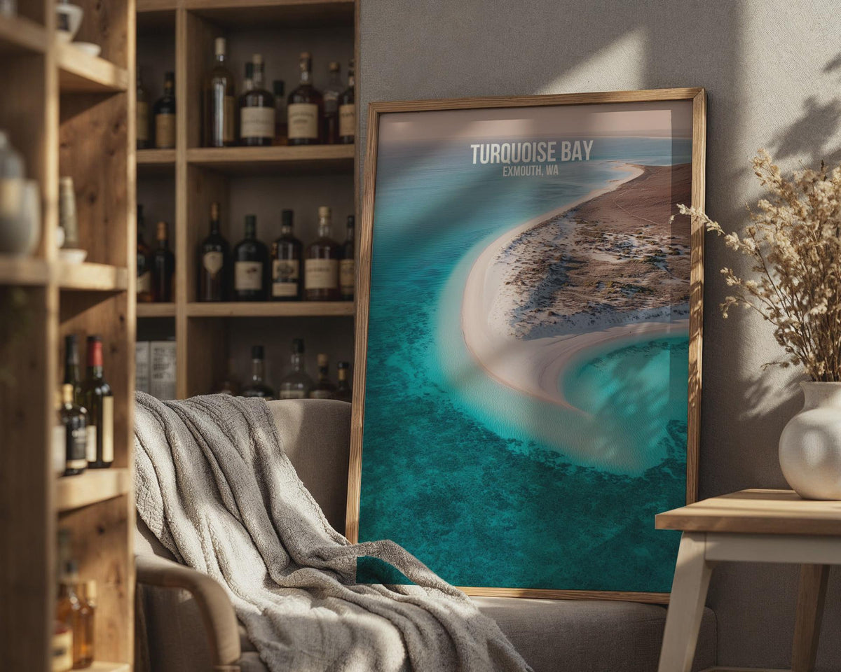 Turquoise Bay Exmouth WA Art Print Poster Wall Art - WanderWall