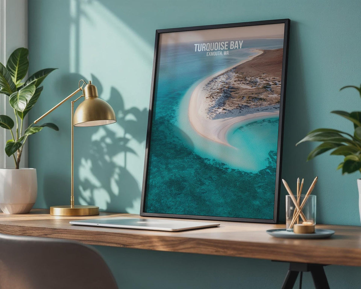 Turquoise Bay Exmouth WA Art Print Poster Wall Art - WanderWall
