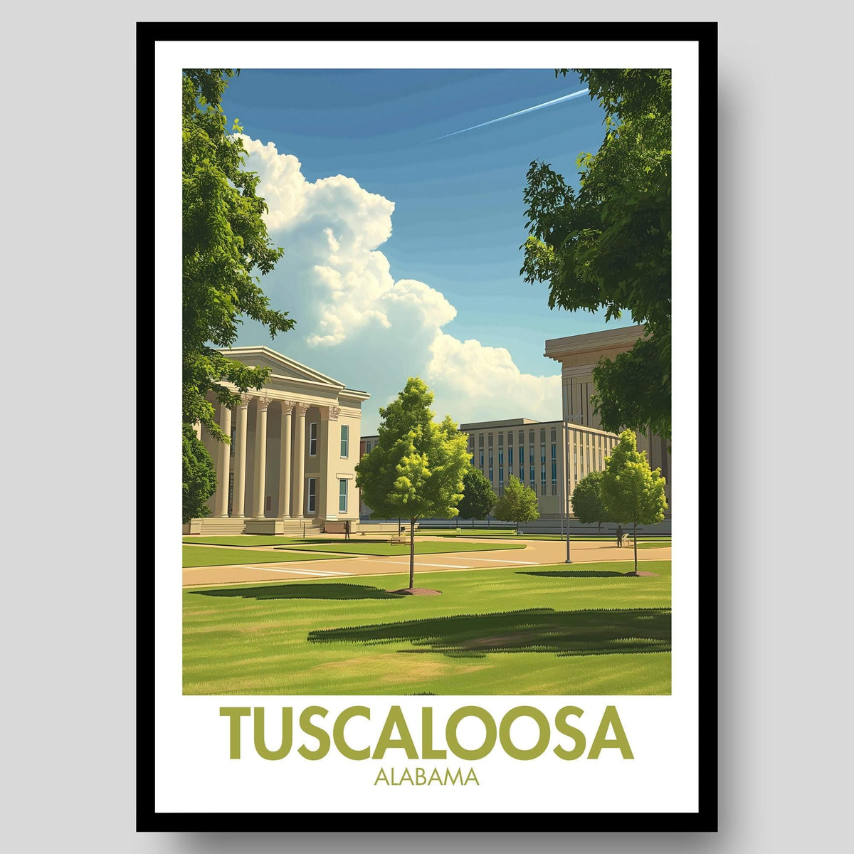 Tuscaloosa Poster - WanderWall