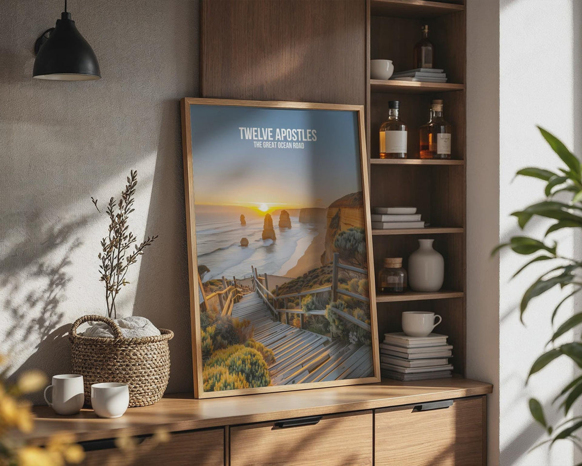 Twelve Apostles Wall Art Coastal Landscape Print - WanderWall
